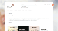 Desktop Screenshot of luzza.com.pt