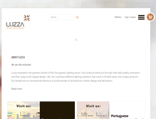 Tablet Screenshot of luzza.com.pt